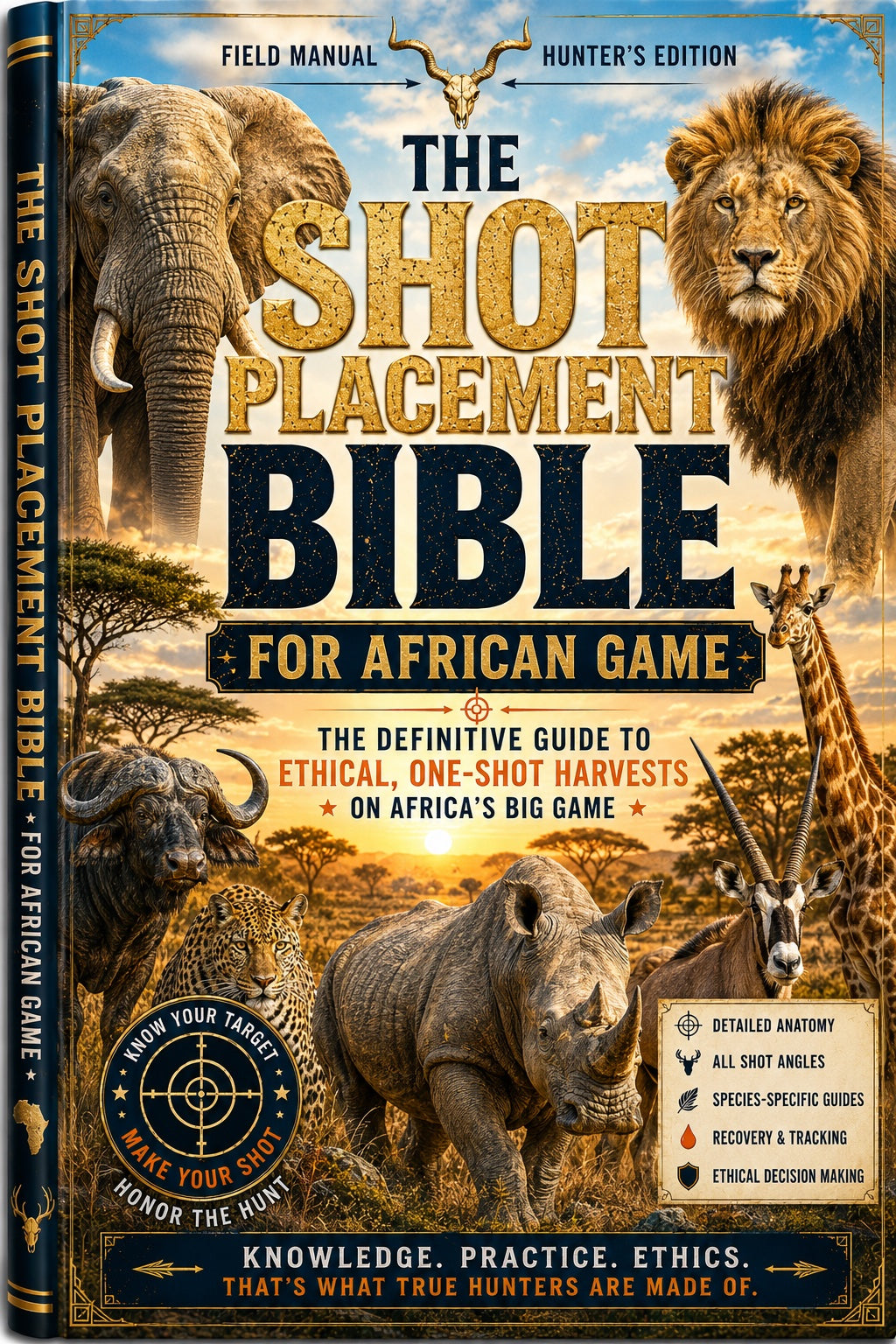 The African Shot Placement Bible | Premium Hunting Field Guide (Digital PDF)